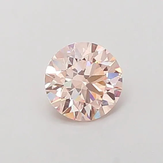 1.04ct Round Lab Grown Diamond (Colour Fancy Light Pink, Clarity VVS2, Cut ID, IGI Certified)
