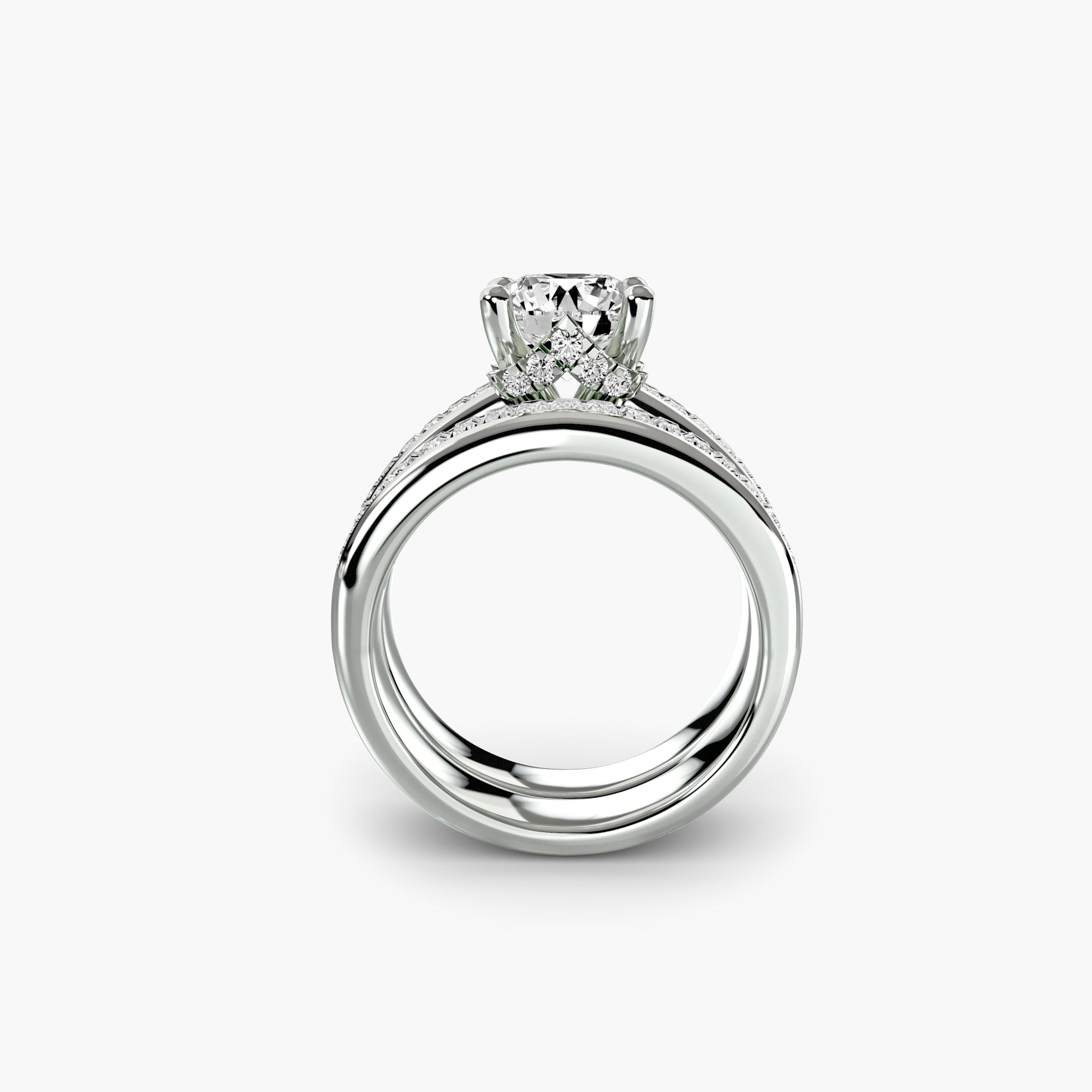 Baguette Channel Solitaire – VENATI