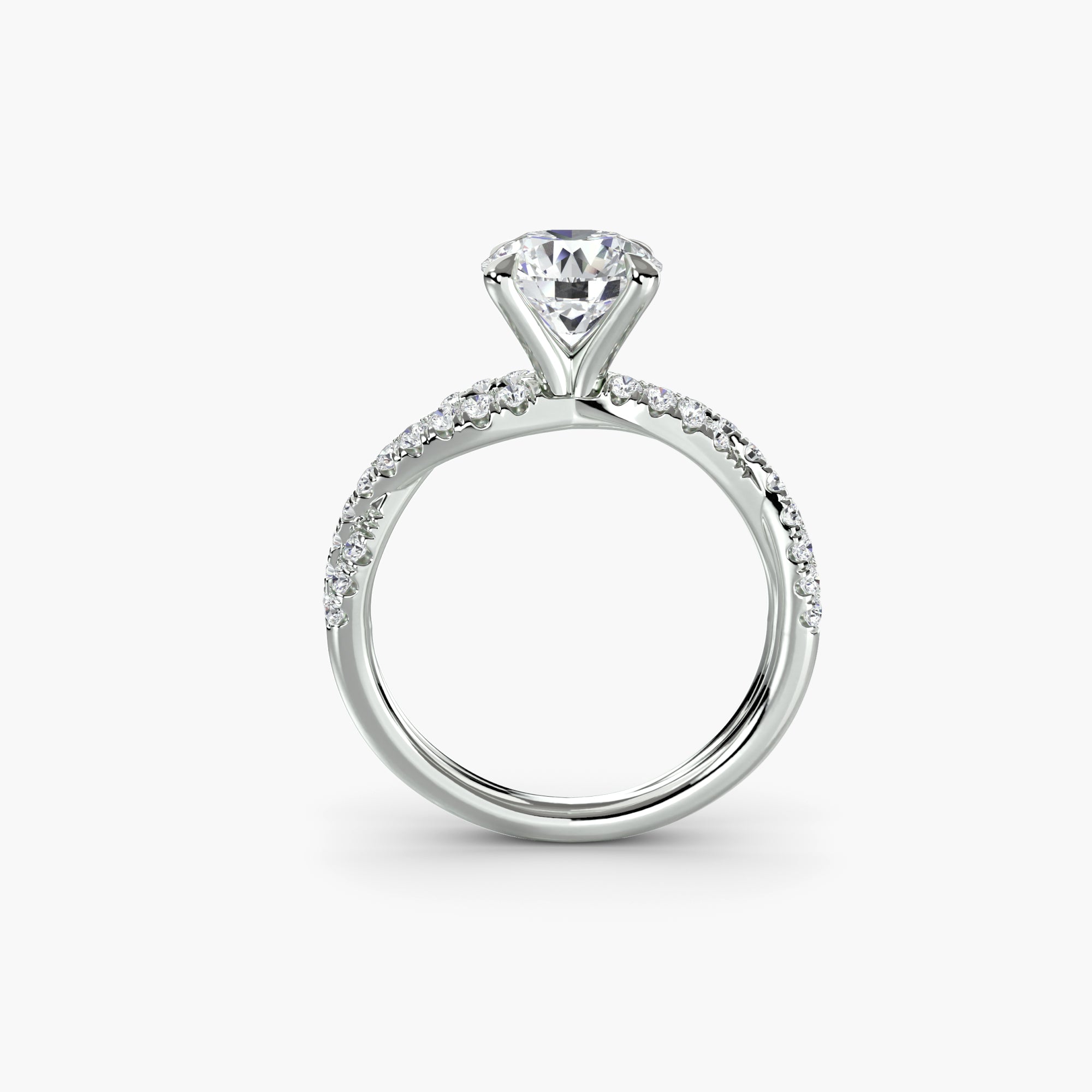 The Twisted Pavé Solitaire – VENATI