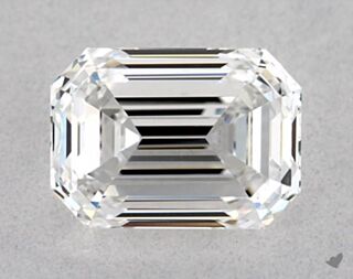 GIA EMERALD 0.71CTS E/VVS2