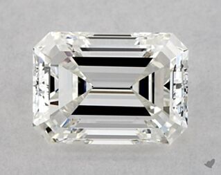 GIA EMERALD 0.70CTS F/VVS2