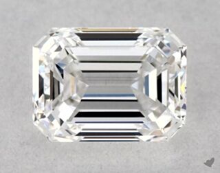 GIA EMERALD 0.50CTS D/VS1