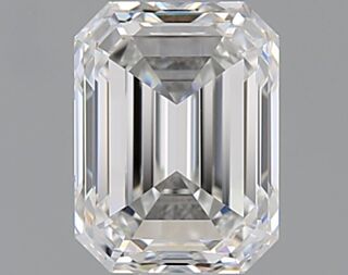 GIA EMERALD 0.81CTS F/VVS1