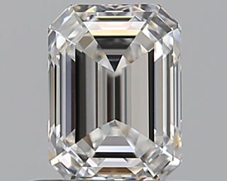 GIA EMERALD 0.70CTS F/VS1